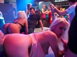 DRUNKSEXORGY - Hotties fucking in public at pajama party
